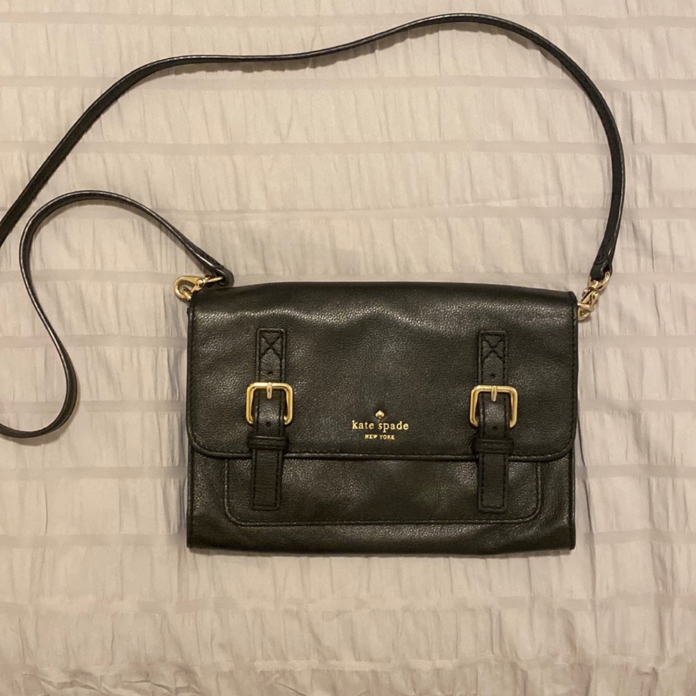 Kate Spade black crossbody purse